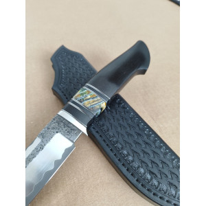 ЧОРНИЙ СУЛТАН ніж ручної роботи майстра MV Knify, сталь K390 в обкладках 95х18, 63 HRC. Photo 2